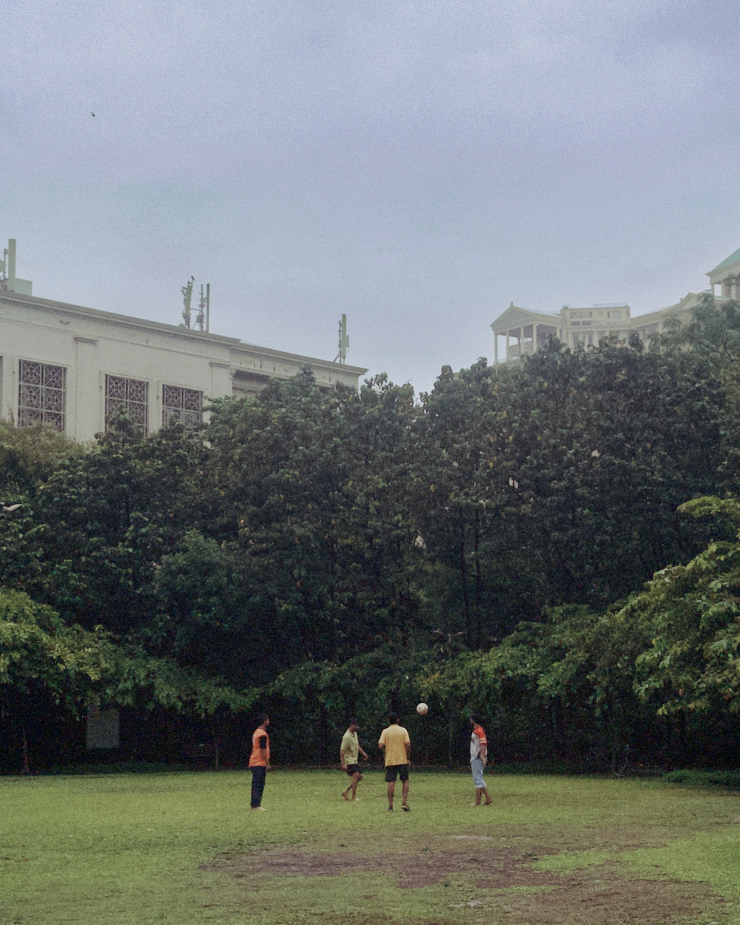 A rainy day at the park. 🌧️