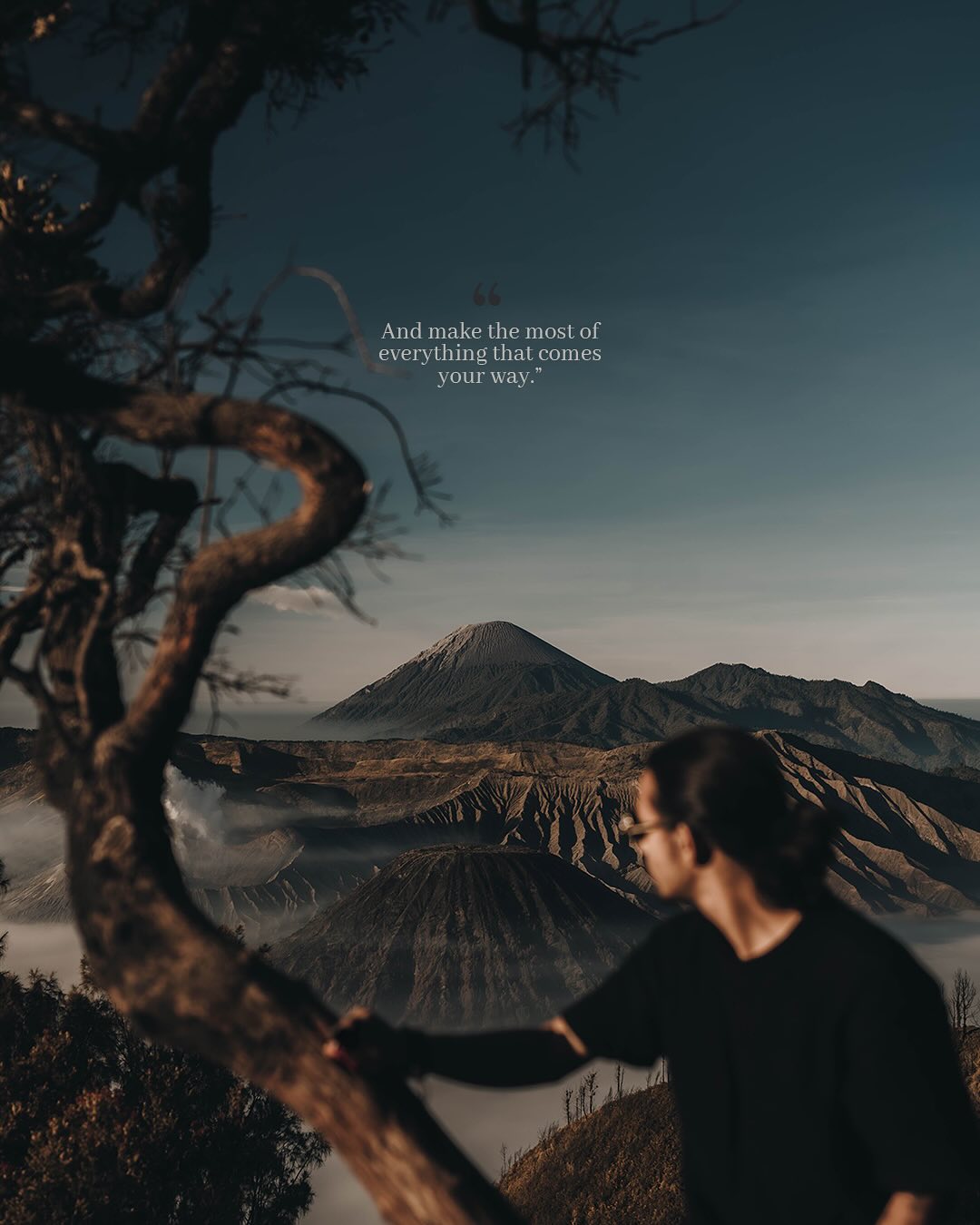 “Standing before the raw power of Mount Bromo, watching it breathe smoke into the sky.”