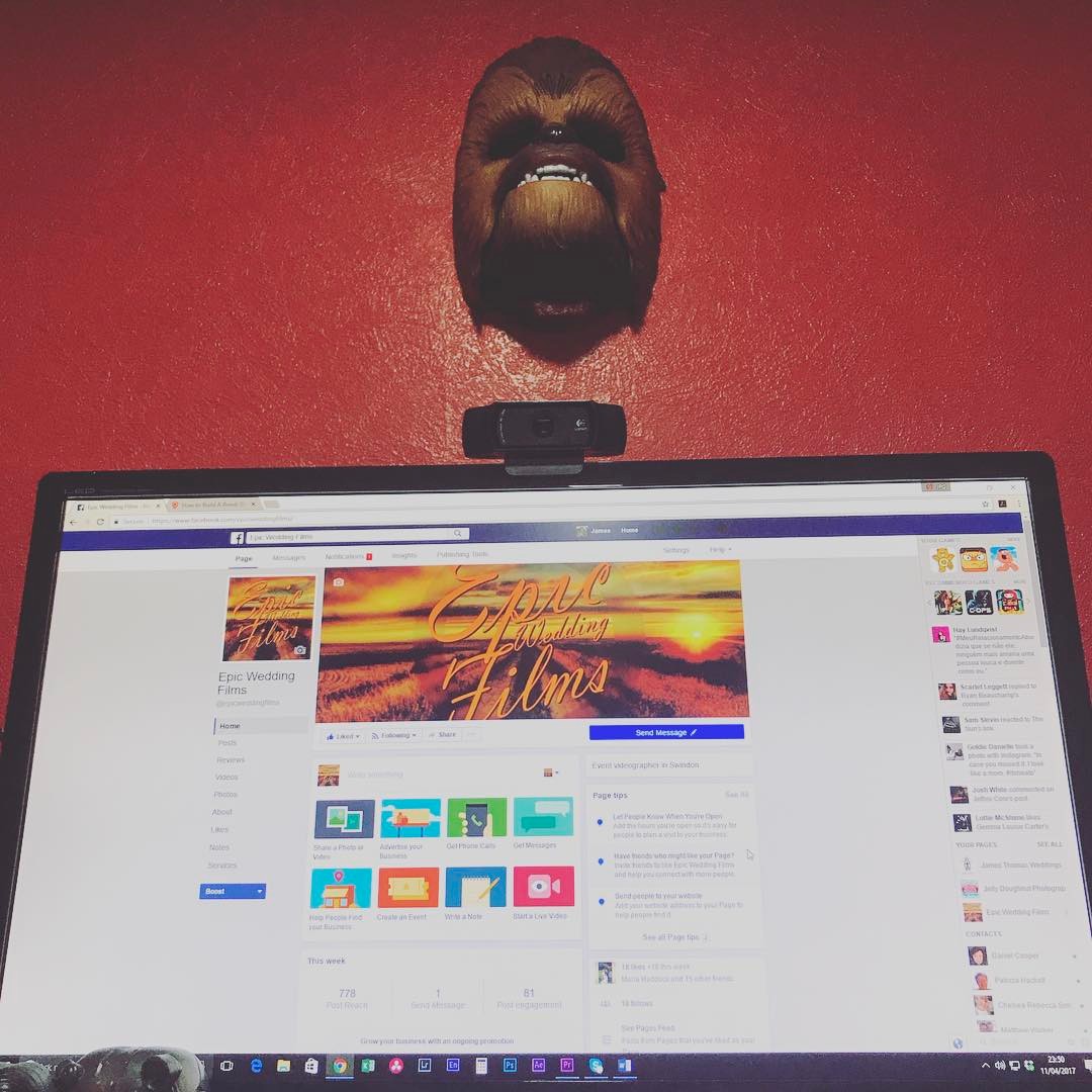 Make sure you follow us on Facebook/epicweddingfilms chewy commands it!