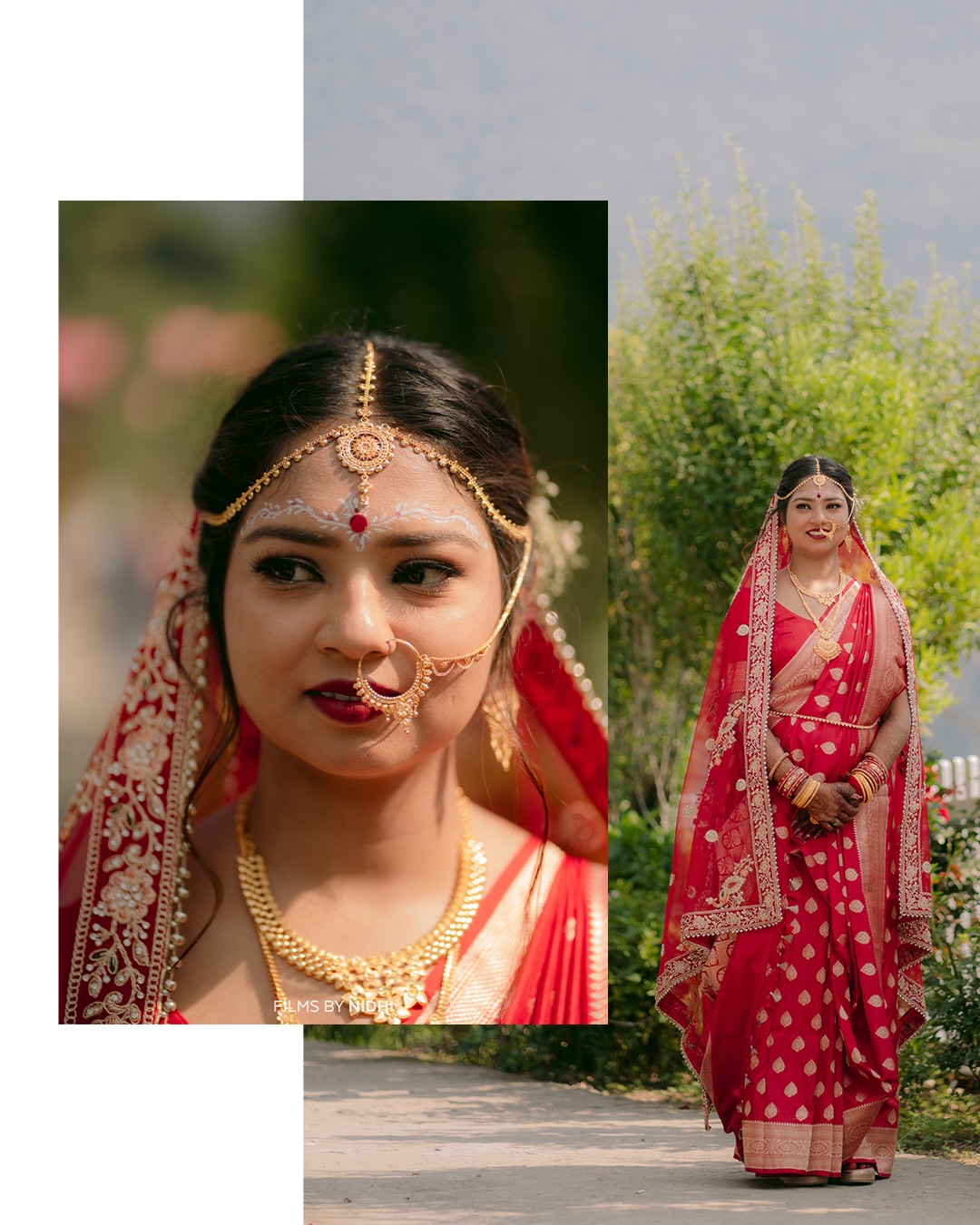 Sacred vows, timeless love, one years of a love blessed at Triyuginarayan. Anmol & Sakshi❤️ ✨#triyuginarayanwe