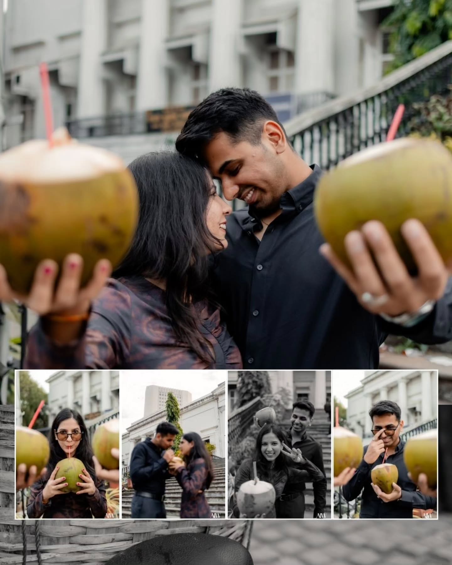 Between sips and smiles, we wrote our story 🥥