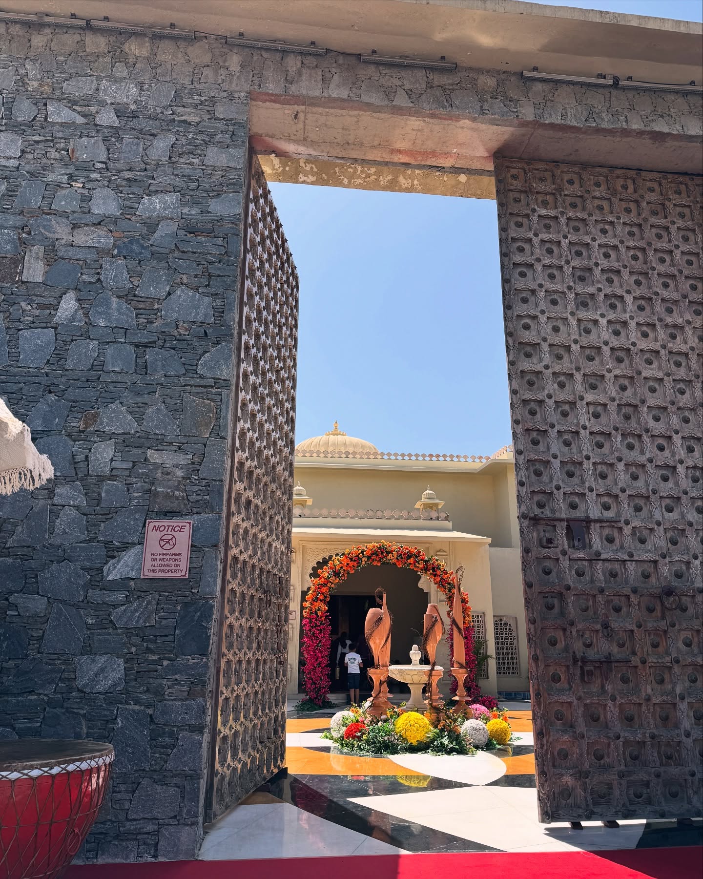 Just me, the views, and a whole lotta royal vibes at Kumbhalgarh Raajsa.
