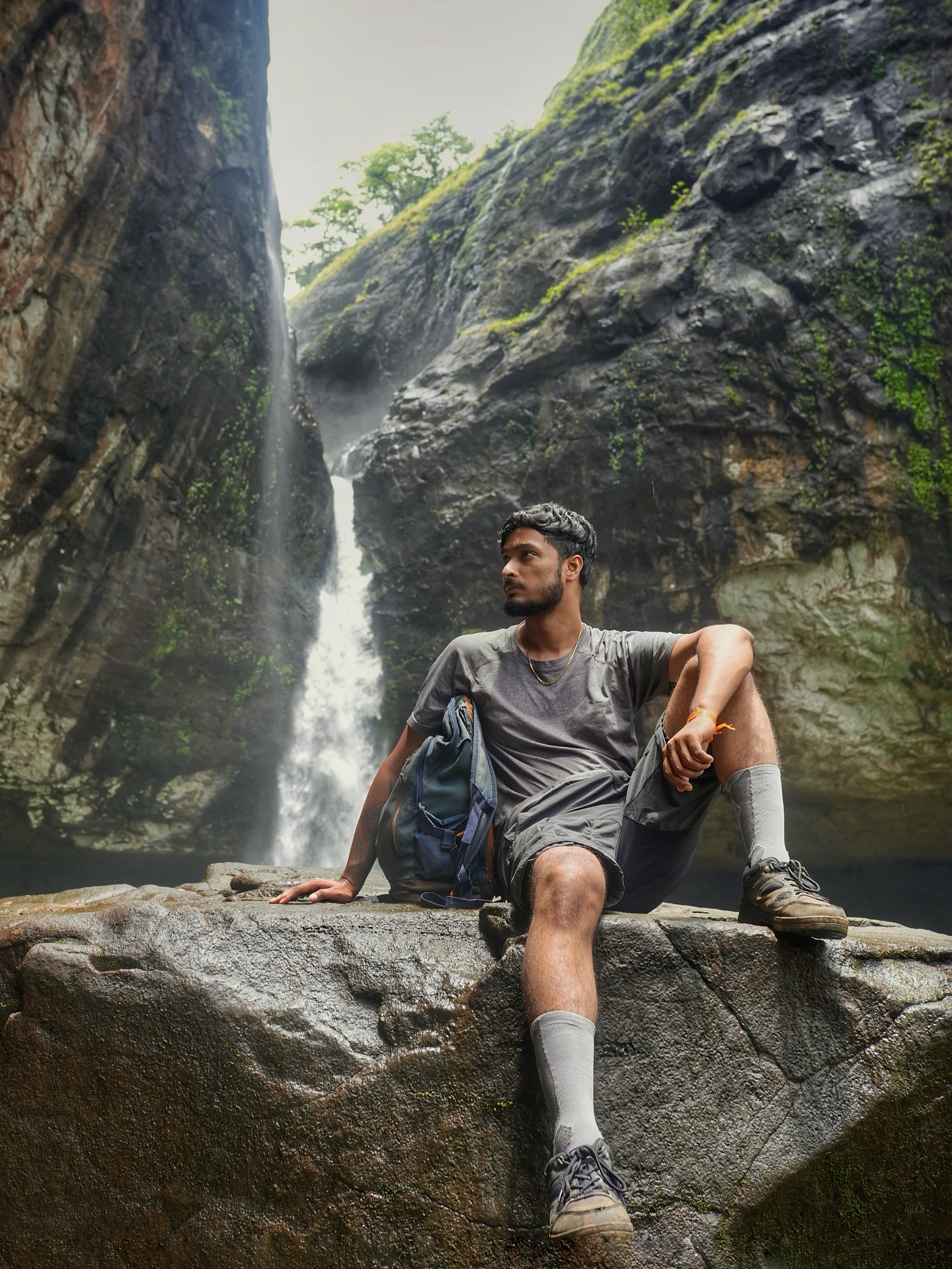 Sitting still, but my soul is running free.